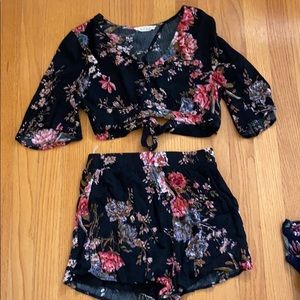 Floral Two Piece Set